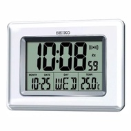 New SEIKO Digital Desk Wall Clock QHL058W ORIGINAL LCD Calendar QHL077W