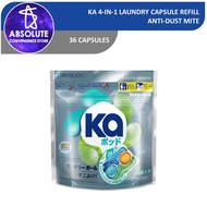 Ka 4in1 Antibacterial Laundry Capsule Refill Pack Detergent 40pcs - Anti-Dust Mite
