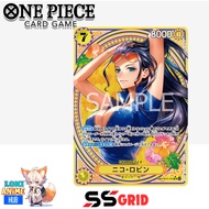 (JP) Nico Robin EB03-055 SP CARD Batik Face Gred SS Grid one piece card game tcg optcg Heroines Edit
