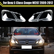 For Mercedes-Benz E-Class Coupe W207 E200 E260 E300 E350 E500 2009-2012 Car Headlight Cover Lamp Cap