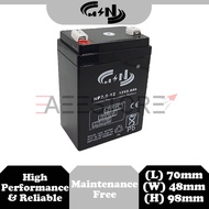 MSN Sealed Lead Acid Battery 4V 3.5AH / 4V 4.5AH / 6V 2.8AH / 12V 2.6AH