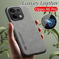 Casing For Oppo A6 A 6 Pro A6Pro OppoA6 Pro OppoA6Pro 4G 5G 2025 Luxury Leather Phone Case Fashion C