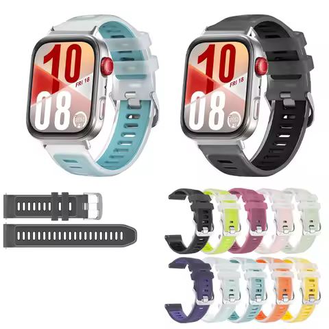 Translucent Jelly Silicone Strap For Huawei Watch Fit 4 3 2 Fit4 pro