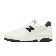 New Balance NB Casual Shoes 550 Men's White Black Low-Top Retro Leather [ACS] BB550YKF-D