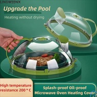 LINDW99NX Microwave Cover, Oil-proof Splash-proof Microwave Splatter Cover,  Water Injection with Ha