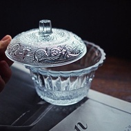 1970年代 復古 有蓋 玻璃罐