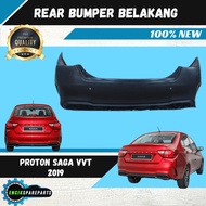 Proton Saga Vvt 2019 - 2023 Rear Bumper Belakang 100% High Quality Pp Material