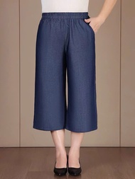 Quần jean lửng bigsize lưng thun thoải mái - G4-525