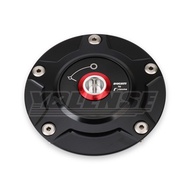 สำหรับ DUCATI PANIGALE V2 V4 Streetfighter V2 V4รถจักรยานยนต์ CNC ฝาปิดถังน้ำมันก๊าซฝาถังน้ำมันน้ำมั