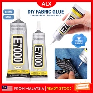 ALX E7000 Fabric Glue Transparent Waterproof Craft Glue Phone Repair DIY Glue Adhesive LCD Screen Gu
