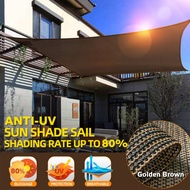 [1M x 1M ~ 3M x 5M] Home Store Anti-UV Protection Sun Shade Sail Netting Outdoor Garden Net Shading 