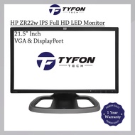 HP 21.5" Inch Widescreen IPS Full HD LED Monitor ZR22w (Refurbished)