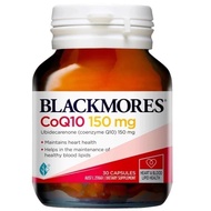 BLACKMORES CQ10 โค-เอนไซม์คิวเทน 150 และ 300 มก. ขนาด 30 ซอฟเจล
