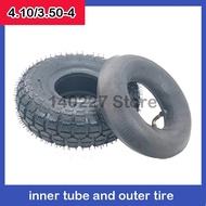 Electric Scooter Pneumatic Wheel Tire 4.10/3.50-4 Inner Outer Tyre 410/350-4 for Electric Scooter, T