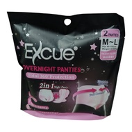 Excue Overnight Panties Total 360° Protection 2pcs M-L/L-Xl