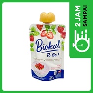Biokul Yoghurt To Go Strawberry Pouch 80 gr
