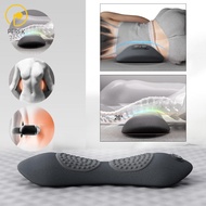 {fgjh} Perfk Waist Pillow Memory Foam Pillow Portable Comfortable Compact Bed Lumbar Support Pillow