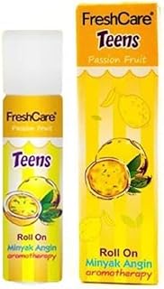 FreshCare Teens Passion Fruit (Pack Of 5) Aromatherapy Roll On Ointment/Medicated Oil/Minyak Angin