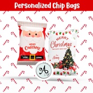 Personalized Chip Bags | Customized Chip Bag | Custom Chip Bag | Christmas Chip Bag | Christmas Wrap