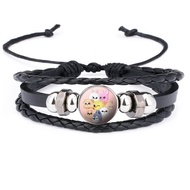 Stray Kids Merchandise Hand-woven Cowhide Bracelet SKZOO Bracelet Bbokari leebit