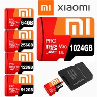 XIAOMI Micro Memory SD/TF Card 32 64 128 256 512GB 1TB SDXC Class10 Gift Reader