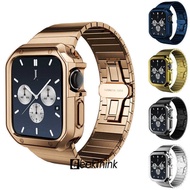 Suitable for Watch Apple Watch TPU Electroplating Case One Bead Metal Stainless Steel Butterfly Buck