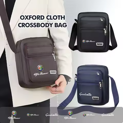 2026 Hot Alfa Romeo Portable Car Men Shoulder Bag Business Storage Bag Casual Crossbody Bag For Alfa