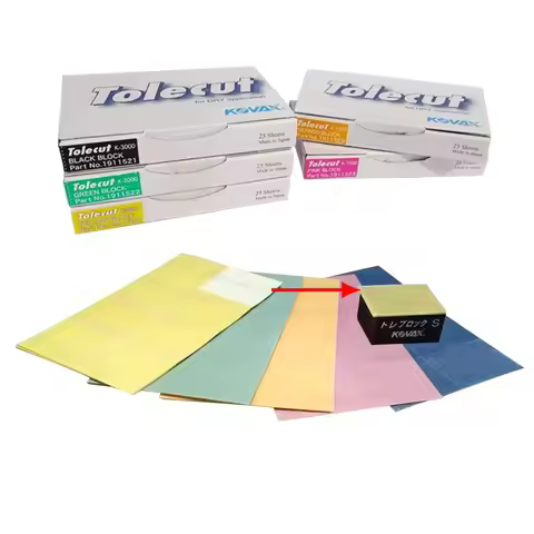 Japan KOVAX Tolecut 8 Cuts To The Face Of Toleblock Sanding For Automobile Polishing 800/ 1200/1500/