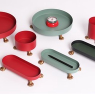 可愛貓腳 飾品收納盤 桌面收納 文具收納