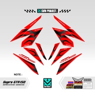 STRIPPING SUPRA GTR 150 / HONDA WINNER 150 STICKER/ GTR GTR150/ SUPRA150/ WINNER150/ HONDA GTR 150 S