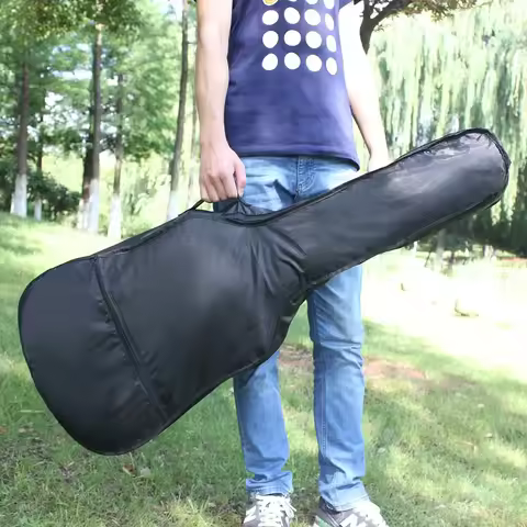 38 Inch Guitar Bag Oxford Waterproof Guitar Bag Soft Guitar Case Adjustable Shoulder Strap Guitar Ha