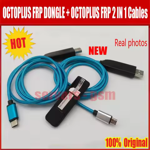 Newest Original Octopus FRP Dongle, Octopus FRP Tool, USB UART, 2 in 1 Cables, Sales