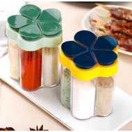5-in-1 spice container, practical spice container with dividers, spice box