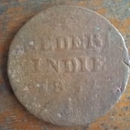 Uang koin kuno Nederlandsch Indie tahun 1857