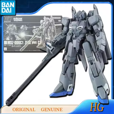 Bandai Original Genuine HG GUNDAM SENTINEL MSZ-006C1 ZETA Plus C1 Anime Action Figures Toys Kids Gif