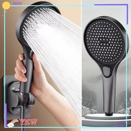 YEW Large Panel Shower Head, Adjustable High Pressure Water-saving Sprinkler, Useful 3 Modes Handheld Multi-function Shower Sprayer Bathroom Accessories