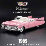 Meritor Figure 1: 18 Cadillac Elvis Alloy Car Model Metal Car Model Classic Car Decoration Collectio