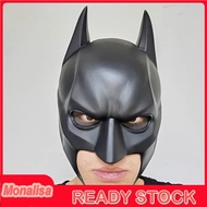 Latex Batman Mask Hood Halloween Cosplay Props Batman Mask Masquerade Headwear Helmet  -MON