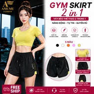Company Women's gym set, women's aerobic yoga gym clothes banana green Amumu crop top (SP-02)