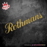 Rothmans Rothmans F1 Event Sponsor Motorcycle Reflective Sticker Electric Motorcycle Modified Electric Vehicle Sticker 20