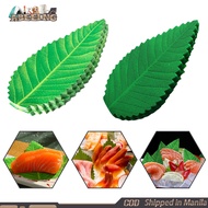 200Pcs Artificial Leaves Sushi Leaves Green Leaves Decor Banana Leaves Placemat for DIY Decorative