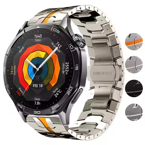 22mm Stainless Steel For Huawei Watch GT5 46mm Metal Strap For Huawei Watch GT5 Pro 46mm GT 46mm/GT2