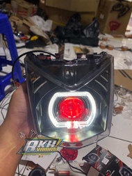 biled beat fi 2012-2014 lampu depan beat fi biled proji 3in fullset tinggal pasang