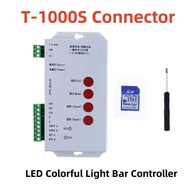 T1000s 2048 pixels DMX 512 điều khiển SD Thẻ ws2801 ws2811 ws2812b lpd6803 dải đèn LED DC5V 12V 24V 