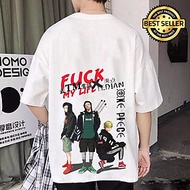 Áo Tay Lỡ Unisex Luffy | Zoro | Sanji Cực Phong Cách | Áo Form Rộng Anime One Piece Đẹp
