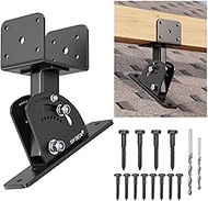 Patio Roof Riser Adjustable & Anchored Angle Pergola Roof Riser Heavy Duty Stainless Steel Roof Moun