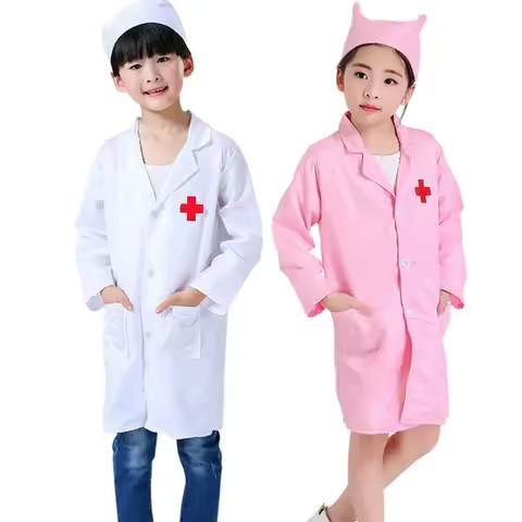 Cosplay Man And Woman Doctors Nurses Professional Practitioners Role Dressing Performance Costume Wh