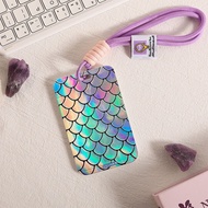 Colorful Fish Scale NFC Proximity Card Holder Student Slide Card Holder Meal Card Subway Battery Car