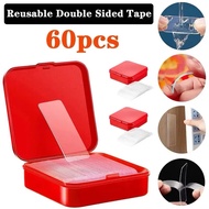 Double Tape Box Mini isi 60pcs / Double Tape Bening 2 sisi Box is 60pcs