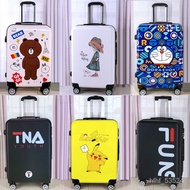 HY/💝Cartoon Trolley Case20Inch Suitcase Boarding Bag22Inch Men and Women Luggage24Student Universal Wheel Luggage PAXW